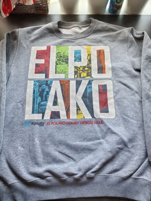 Na Sprzedaż bluza El Polako. Delikatne plamy widoczne na zdjęciach.