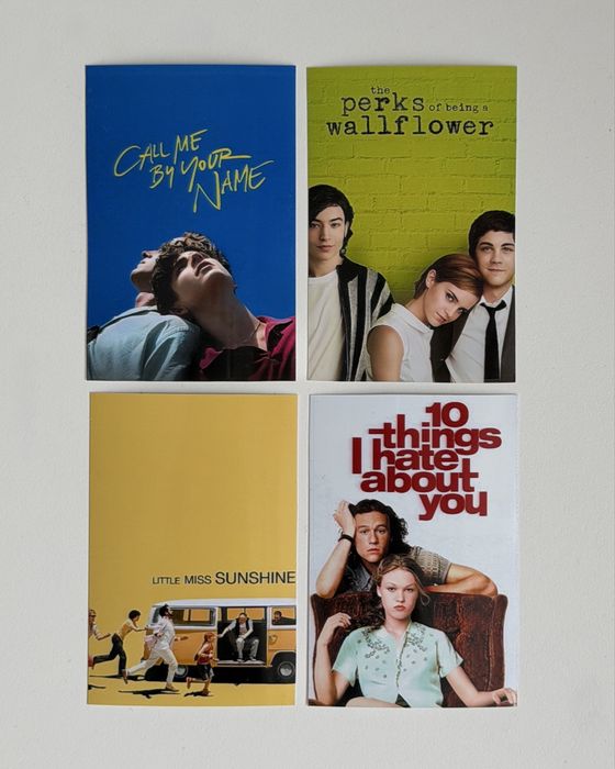 mini plakaty filmowe • wybierz 4 dowolne • 30+ filmów • letterboxd