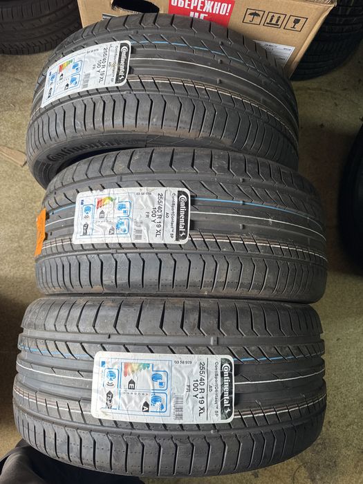 Шины б.у 255 40 R19 Continental ContiSportContact 5 VOL AO 100W 4 шт