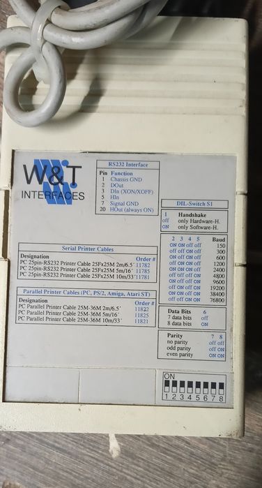 Konwerter sygnału rs232 centronics Retro PC