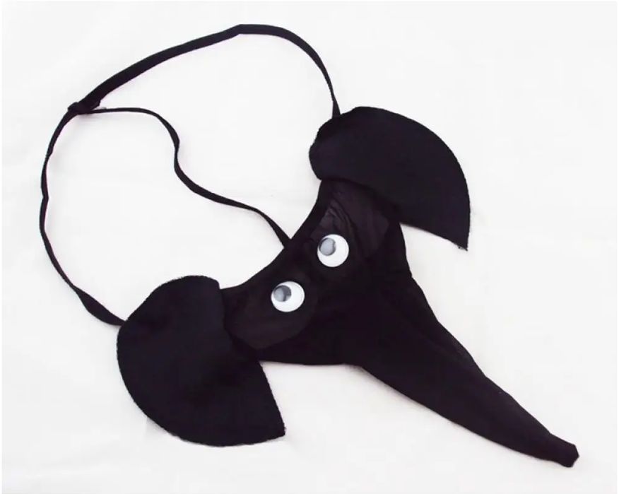 Sexy Stringi Słoń Męskie Majtki Śmieszne Na Prezent Wieczór Kawalerski