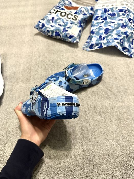 Crocs х Варе тапочки, крокси бейп,тапки,crocs a bathing ape