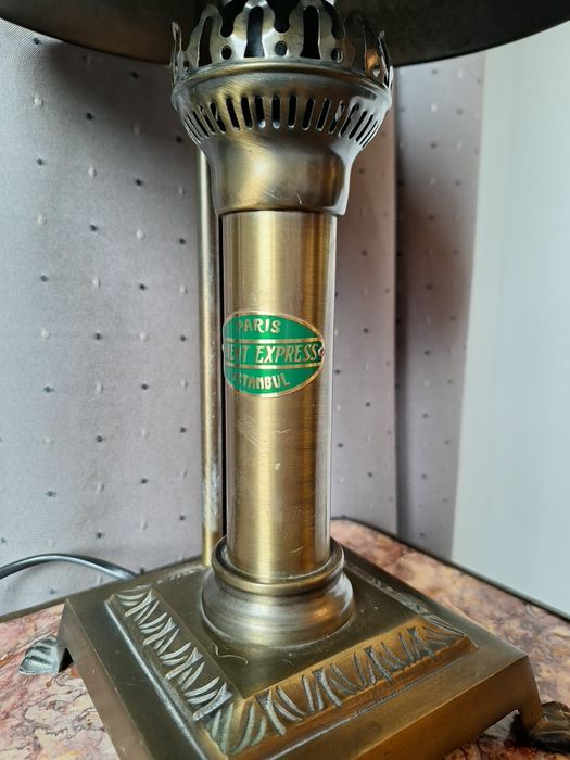 Wyjątkowa Lampa Paris Orient Express Instanbuł