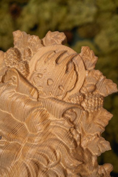 Ozdoby z drewna, drewniane ozdoby na ścianę, dekoracje z drewna, lew