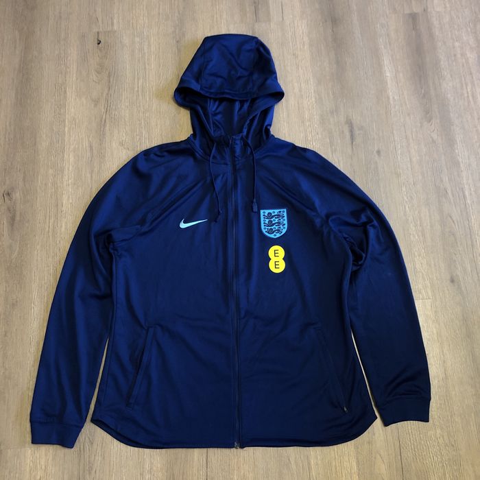 Олімпійка Nike England Strike Hooded Track Jacket (Синя