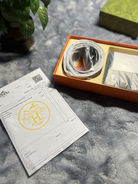 Набір гаманець + ремінь Hermes