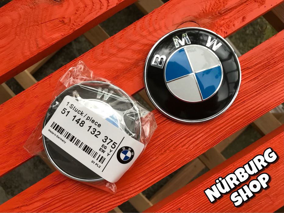 Эмблема на крышку багажника BMW 78 мм Е39 Е53 логотип шильдик значок