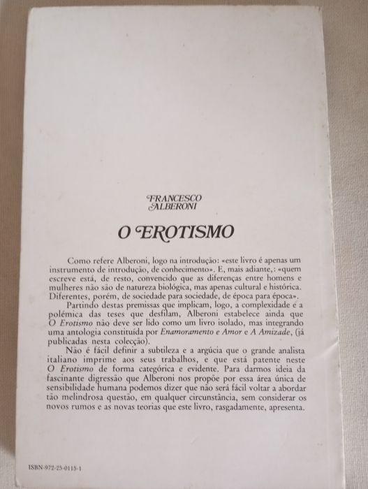 Francesco Alberoni - O Erotismo