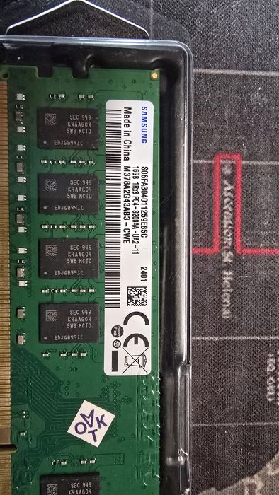 оперативна пам'ять samsung ddr4 16gb 3200