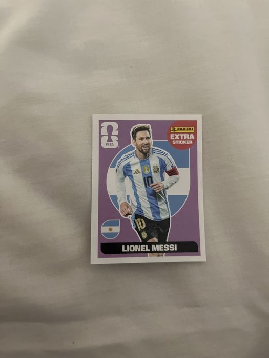 cromo MESSI extra sticker
