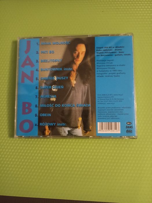 JAN BO  moja wolność płyta CD