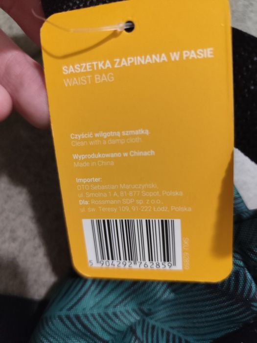 Nowa nerka saszetka na pasie