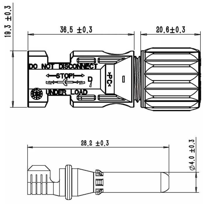 Вилка и розетка AMPHENOL® (аналогично Devalan)