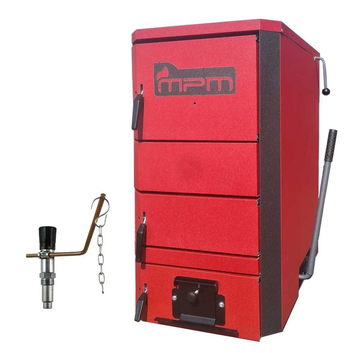 Kocioł, piec MPM DS Plus 14 kW uniwersalny na drewno i węgiel