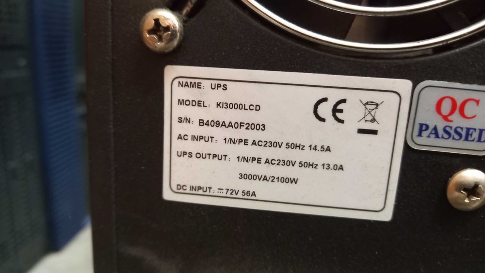 UPS 3kVA sinus sprawny