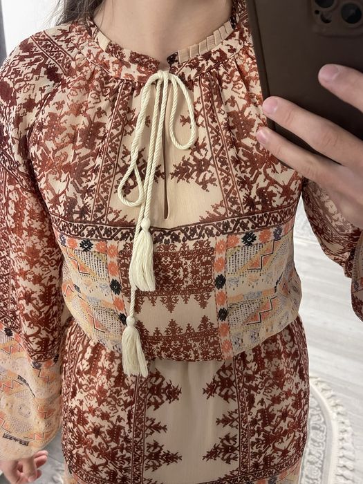 Сукня довга в стилі вишиванки