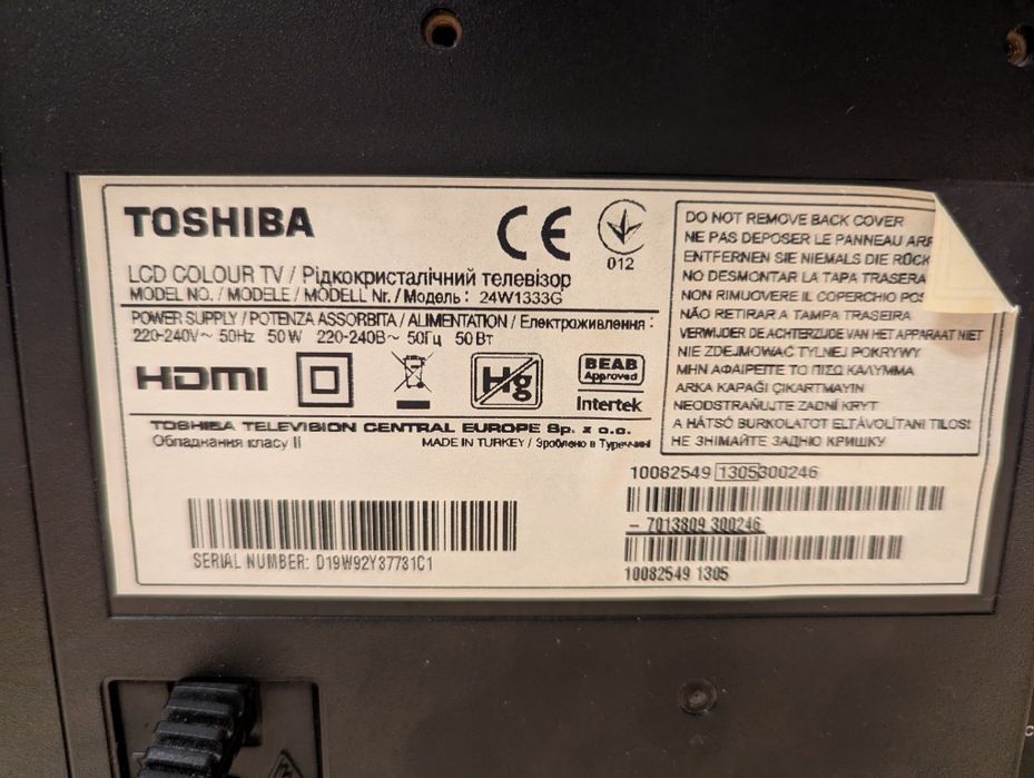 Telewizor Toshiba LED LCD 24 cale