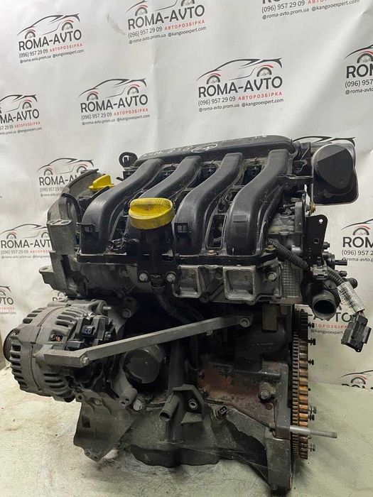 Двигун 1.6B K4M858 Мотор Renault Megane Scenic III Двигатель Рено Меган Сценік
