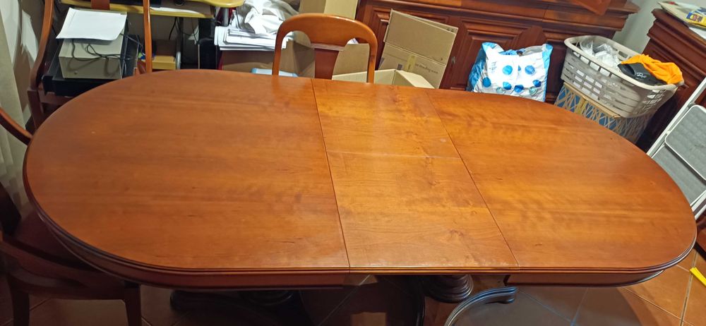 Mesa extensível de sala Luís Filipe
