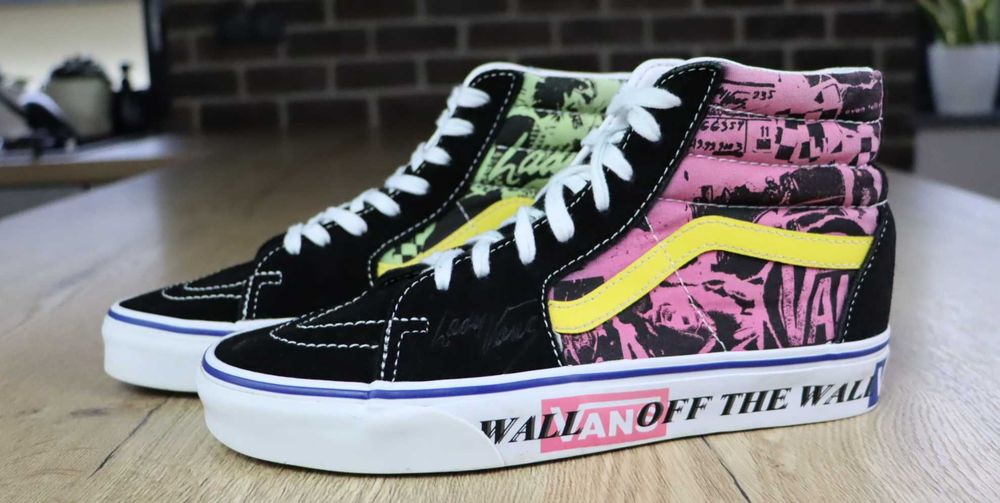Vans skórzane damskie trampki 38 ( 24 cm)