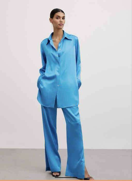 Сатиновий костюм massimo dutti bazhane