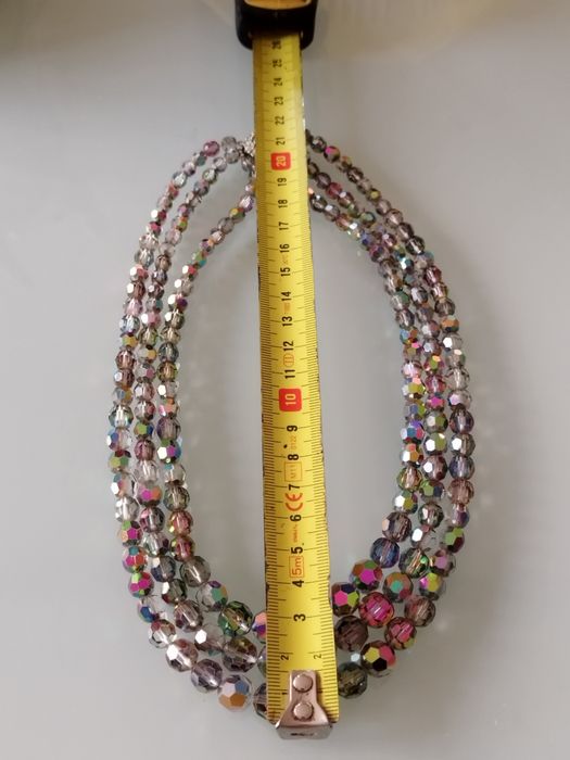 lindo colar vintage de cristal