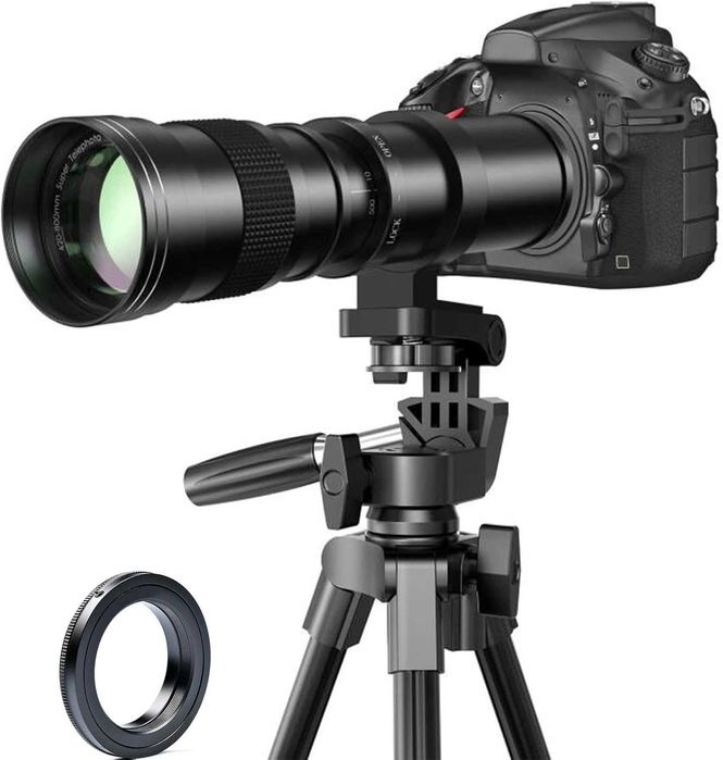 BENOISON 420–800 mm f/8.3 Nikon F – Teleobiektyw do Fotografii Przyrody, Samolotów i Księżyca