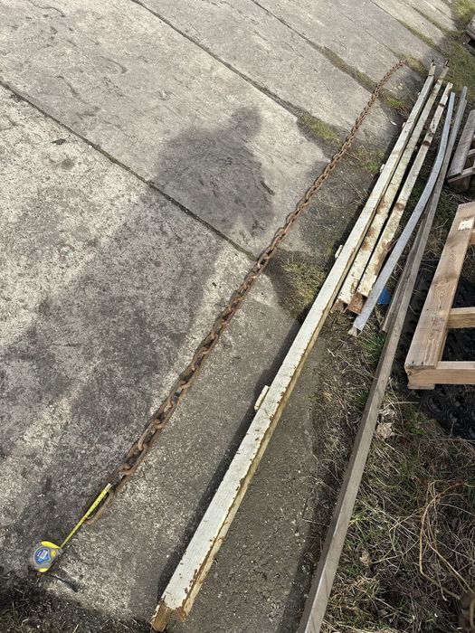 Łańcuch stalowy techniczny przemysłowy 105 x 5 x 12,5 x 5700