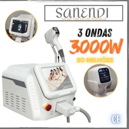 Maquina depilacao laser 3 ondas