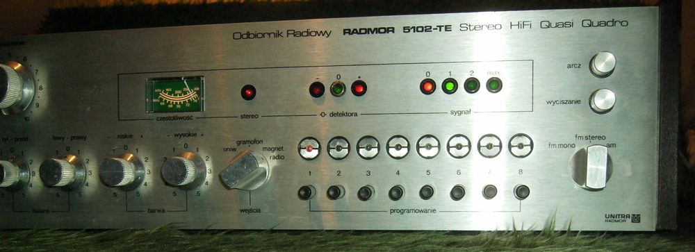 Amplituner Radmor 5102 TE 2.0 srebrny Rzeszów • OLX.pl