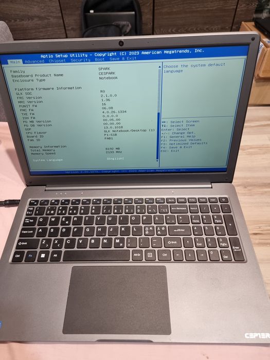 Laptop Cepter Cespark 4 szuki +2 uszk. gratis