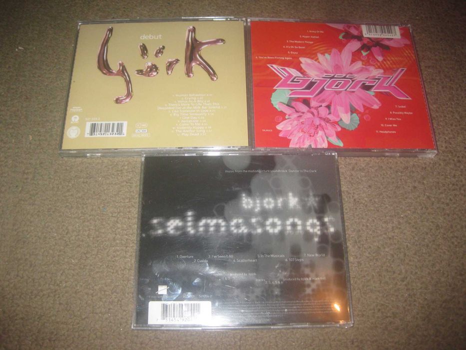 3 CDs da "Bjork"
