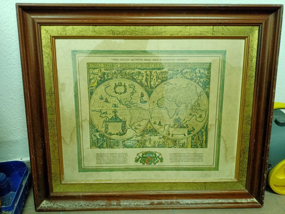 Quadro Mapa Mundo