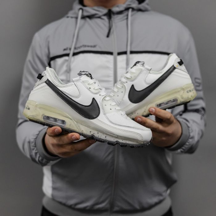 Кросівки Nike Air Max 90 Х Terrascape White - Black premium | Кроссовки Найк чоловічі