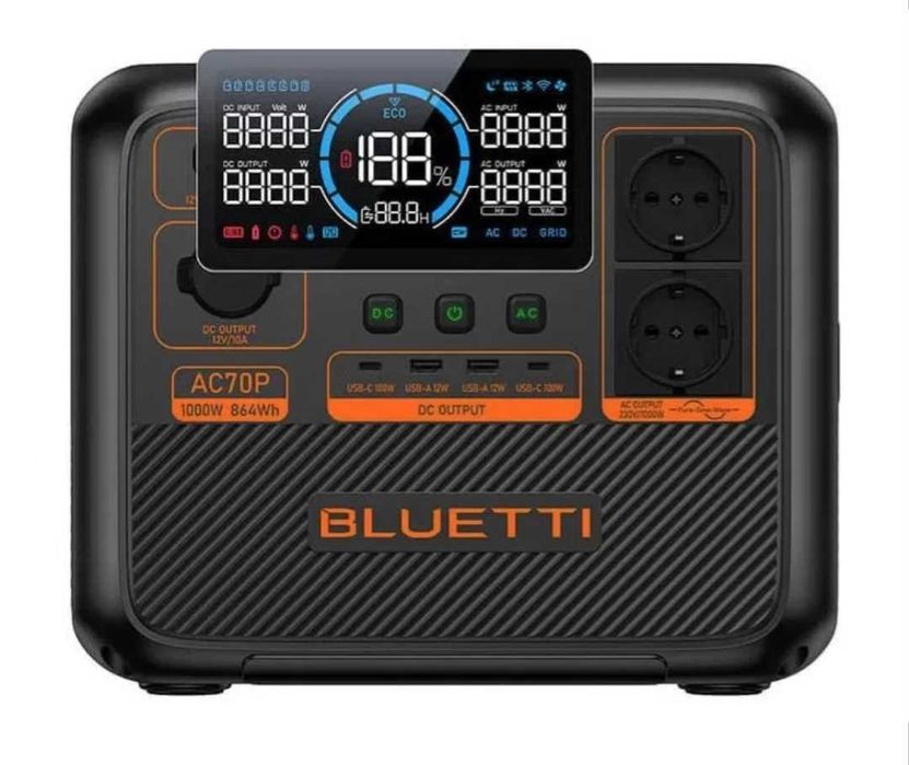 Зарядна станція Нова Bluetti AC70P 1000W