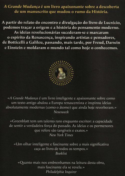 Livro A Grande Mudança de Stephen Greenblatt [Portes Grátis]