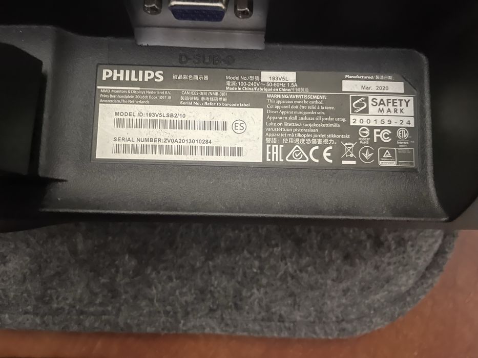 Monitor Lcd Philips 193V