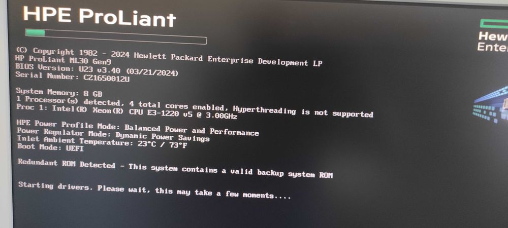 Servidor HP Proliant ML30 Gen9