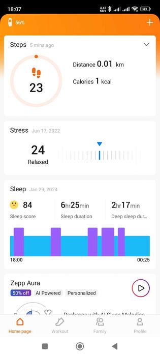 Pulseira Desportiva Xiaomi Mi Band 4