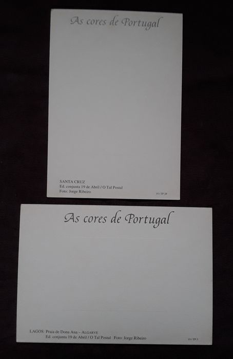 Postais " As cores de Portugal "