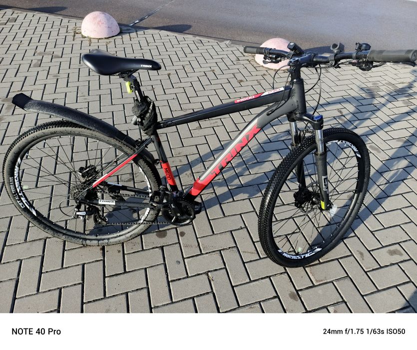Велосипед Trinx M600 ProMatt-Black-Grey-Red