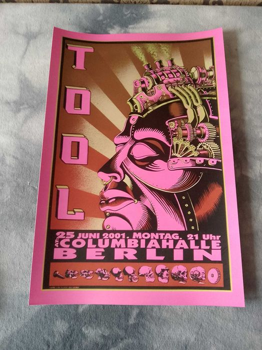 plakat zespołu muzycznego  tool