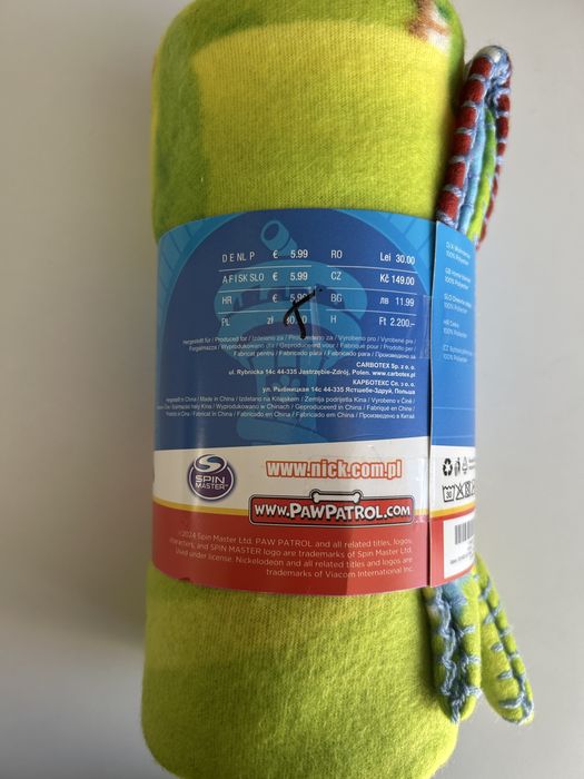 Kocyk polarkowy Psi Patrol