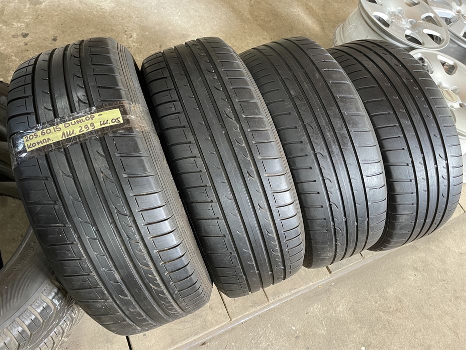 ЛШ299 літні шини комплект 205/60 r15 dunlop резина р15: 600 грн ...
