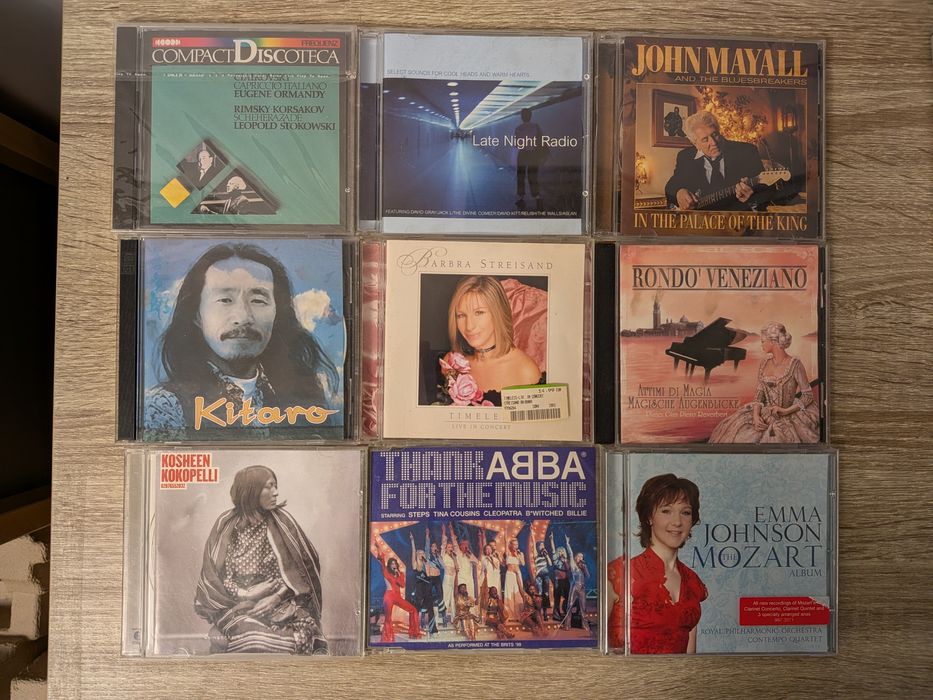 CD диски класика, рок, поп, джаз