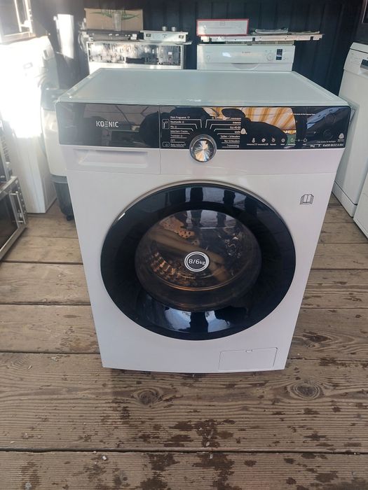Вузька пральна машина з сушкою 2в1 пралка сушка Koenic 8/6кг 2025й рік
