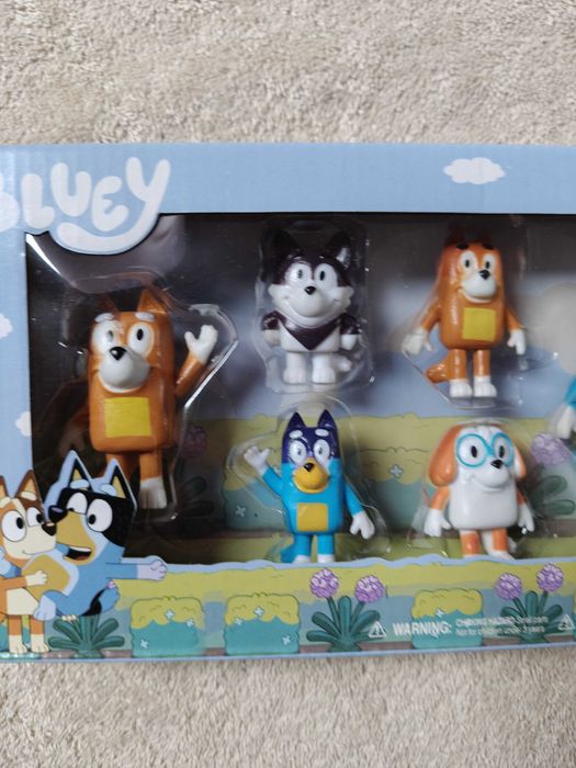 Figurki bluey i Bingo