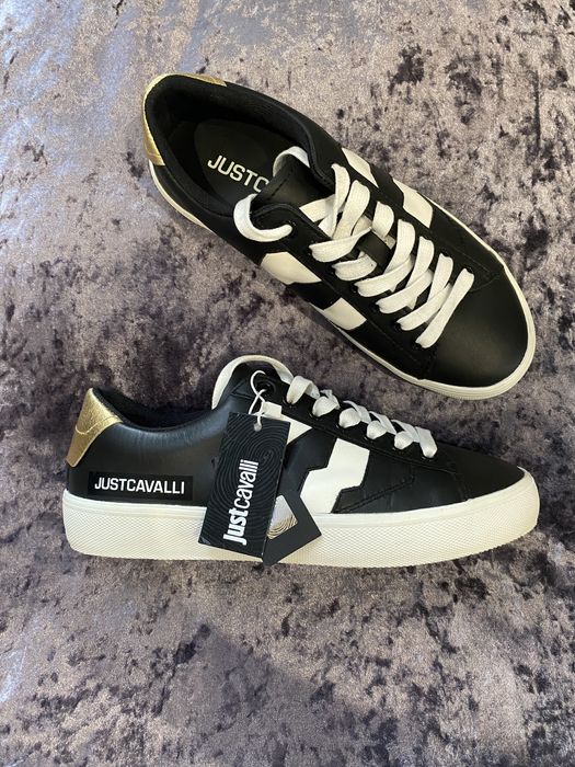 Кеди шкіряні Just Cavalli