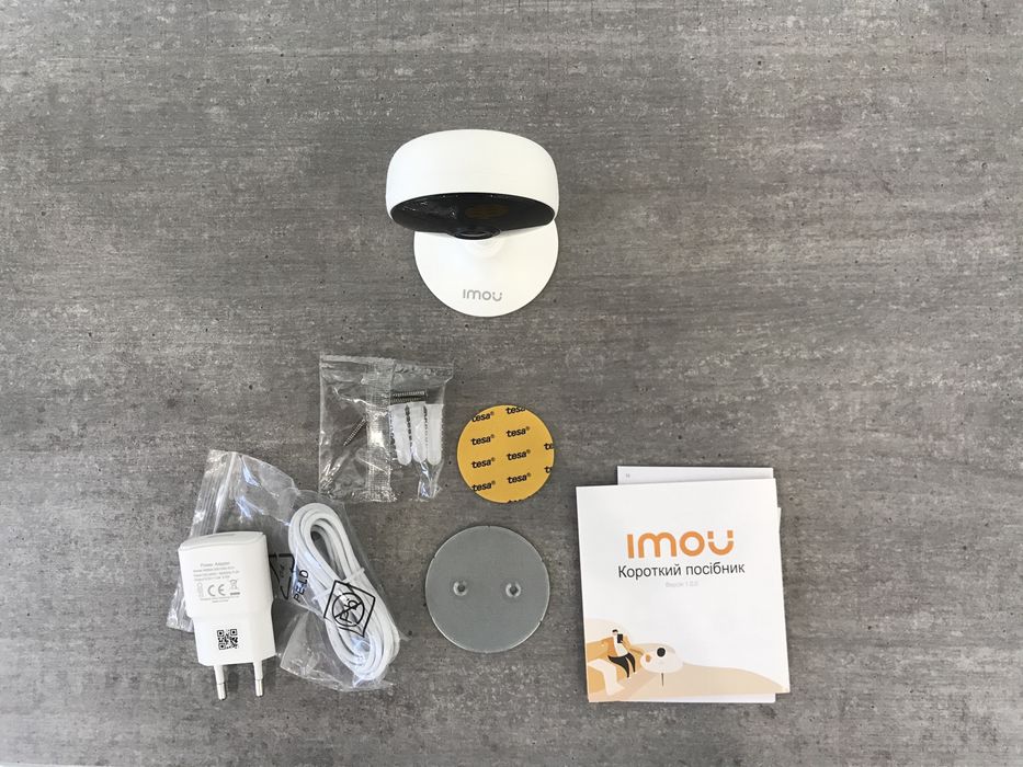 ХІТ‼️ 2Мп Облачная Dahua Wi-Fi IP Камера IMOU 2 Mp купить Cue2 видеоняня для відеонагляду хмарна видеонаблюдения Dahua 2Mp с микрофоном картой памяти