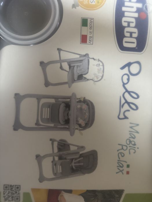 Cadeira comer : chicco polly magic relax